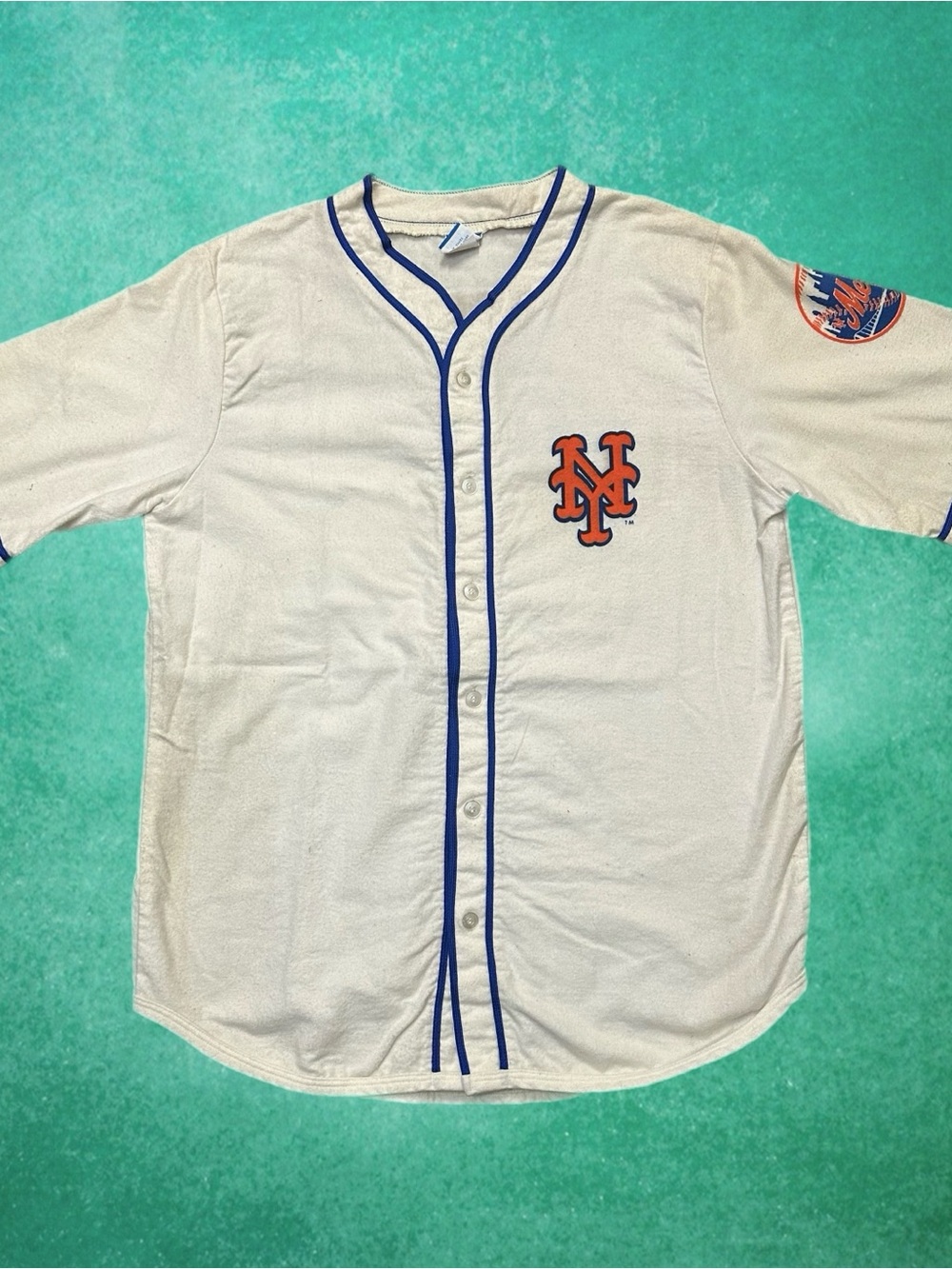 Vintage New York Mets Blank  Champion Jersey